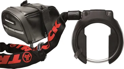 Produktbild von Trelock Rahmenschloss Set RS 453 P-O-C NAZ inkl. Kette ZR 355 und Bag