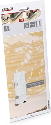 Produktbild von 5 Schleifblätter 115x280 mm K180 KRT203558