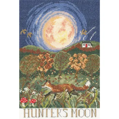 Produktbild von Bothy Threads Kreuzstich Stickpackung "Jägermond", Zählmuster, XDD3, 18x27cm