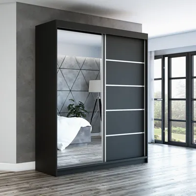 Productafbeelding van Schuifdeurkasten, 2 deuren, kast 180 cm met spiegel, merk GAP