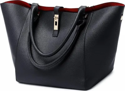 Obrázok produktu pre sqlp dámy kožené shopper taška veľká rukoväť taška práce kabelka