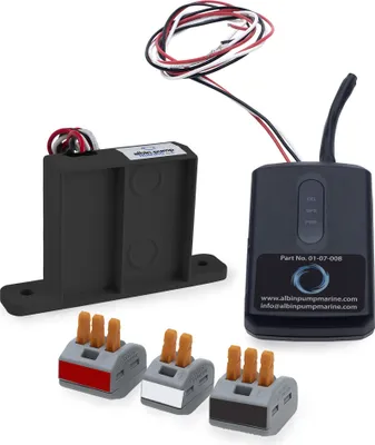 Produktbild von 12 / 24 Volt leistungsstarkes Remote Überwachungssystem für Boote: WLAN Wassermelder, Überwachung Batterie, GPS Tracker
