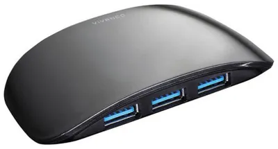 Produktbild von High Speed USB 3.0 HUB, 4-Port, aktiv, inkl. Netzteil (36663)