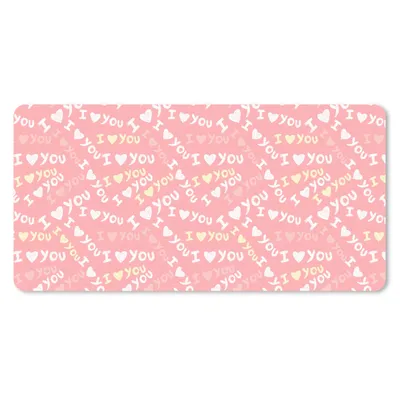 Produktbild von MuchoWow® Mauspad Mousepad Liebe - Sprichwörter - Valentinstag 60x30 cm - Mousepads - Maus Mat - Pad - Mausunterlage - Nachhaltig