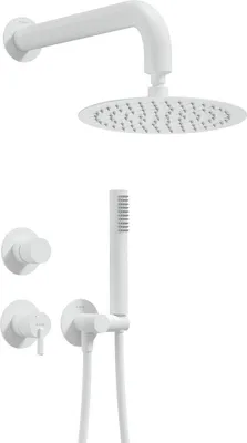 Image de Concealed shower set with overhead shower
