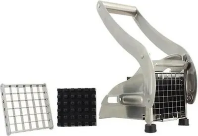 Zdjęcie produktu dla Ręczna krajalnica do frytek 5040225 wykonana ze stali nierdzewnej - 26 x 12 cm