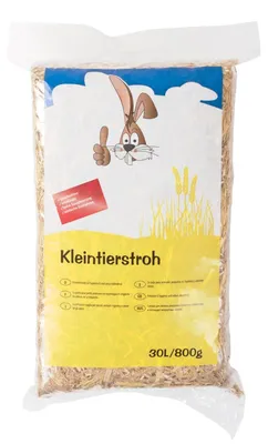 Produktbild von Naturstroh 30 Liter Kaninchenstroh Einstreu Stroh Hamster Nager Kleintierstroh