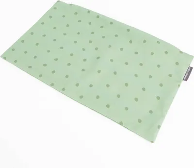 Produktbild von Kissenhülle Punkte grün von SCHÖNER LEBEN. Größe 30x50cm (HxB) 30x50cm (HxB) Größe