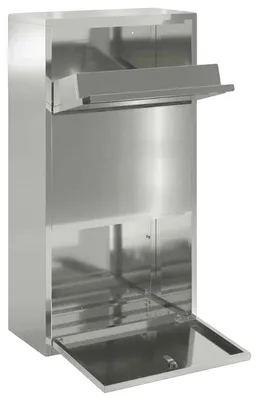 Produktbild von Paketlagerbox, verzinkter Stahl, sicheres Schlossmechanismus, Silber