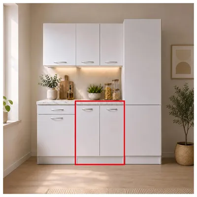 Produktbild von Küchenunterschrank Jenna Weiß 60 cm