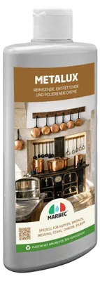 Produktbild von Metallpolitur für Kupfer, Bronze, Messing, Silber, Chrom Marbec METALUX - 250GR