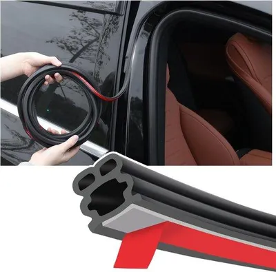 Obrázok produktu pre Lepidlo na dvere automobilov, 5 m, samolepiace, ochrana proti poškriabaniu, tlmenie hluku