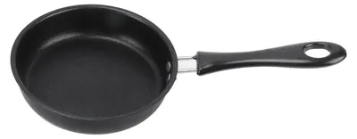 Image de Poêle à omelette professionnelle antiadhésive en acier inoxydable, à faible dégagement de fumée, pour la maison ou le restaurant, 12 cm / 4,7 pouces