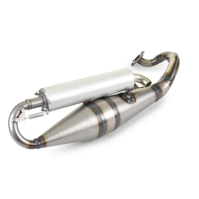 Produktbild von STAGE6 PRO REPLICA MK2 ALUMINIUMAUSPUFF FüR PEUGEOT HORIZONTAL / MORINI HOMOLOGIERT.