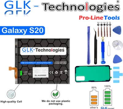 Produktbild von GLK-Technologies für Original Samsung Akku EB-BG980ABY Galaxy S20 SM-G980F Batterie