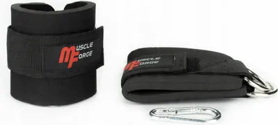 Produktbild von Knöchelbandage 2er Set für Kabelzug Training, verstellbar mit Klettverschluss