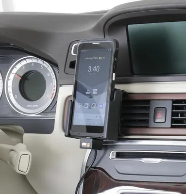 Image de Brodit 721342, Ordinateur portable, téléphone portable/smartphone, Support actif, voiture/intérieur, noir