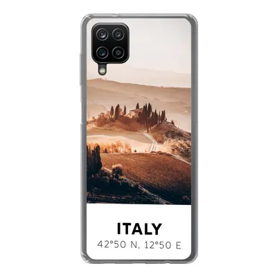 Produktbild von MuchoWow® Handyhülle Schutzhülle Hülle für Samsung Galaxy A12 Toskana - Italien - Sommer Silikon Softcase Handy Hülle - Bild
