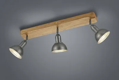 Produktbild von Trio Leuchten 3er Spot Delhi nickel antik