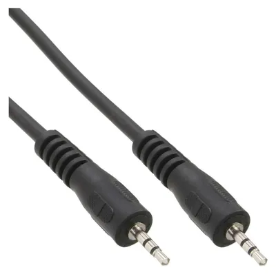 Produktbild von InLine Klinke Kabel, 2,5mm Stecker / Stecker, Stereo, 5m, 2.5mm, Stecker, 2.5mm, Stecker, 5 m, Schwarz