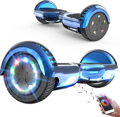 Produktbild von Hoverboards,Hoverboards Kinder,6,5 Zoll Self Balance Scooter,E-Scooter mit schönen LED-Lichtern,Bluetooth-Lautsprecher,Geschenk für Kinder
