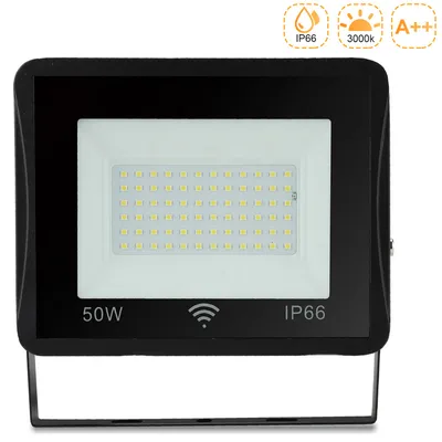 Produktbild von Jopassy 50W LED Fluter Garten Lampe Außenlampe IP66 Scheinwerfer 120° Außen Strahler Warmweiß Aluminium Scheinwerfer Licht für Garten, Garage, Hof oder Hote