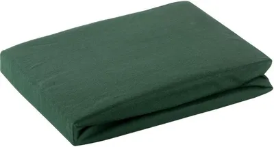 Obrázek produktu pro Žerzejové prostěradlo s gumou D91 220x200 cm, výška: 30 cm lahvově zelená