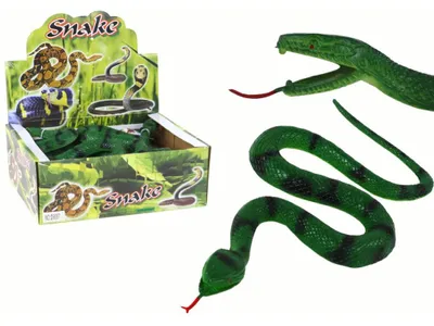 Produktbild von Gummischlauch Flecken Schlange Spielzeug Gummischlange Lebensecht Tier, Größe:UNIVERSAL