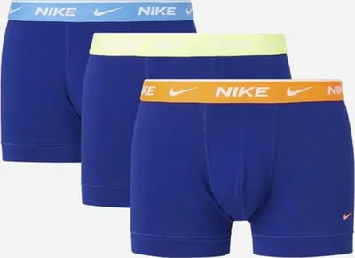 Produktbild von Nike Boxershorts Trunk blau 3 Stück Herren Funktionsunterwäsche Grösse: L
