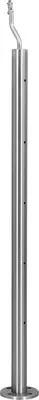Produktbild von Geländerstütze Pertura Edelstahl V2A rund (5 Löcher) Bodenmontage (24)