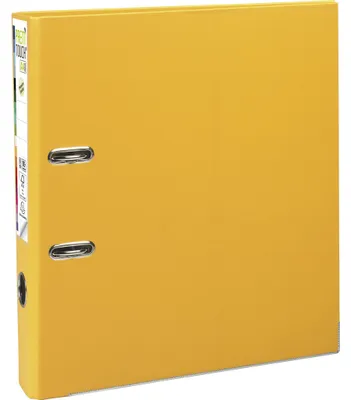 Image de Exacompta 10x Classeur à levier Prem'Touch PP Dos 50mm A4 maxi. Jaune 53149E