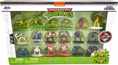Zdjęcie produktu dla JADA TURTLES METALOWE FIGURKI 18-PAK wojownicze żółwie ninja