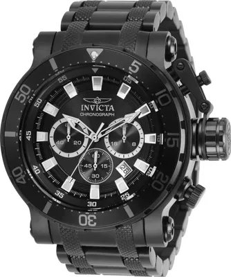 Obrázek produktu pro Invicta Coalition Forces 32727 Pánské Hodinky - Quartz Hnutí - Nerezová Ocel s Černým Ciferníkem - 52 mm