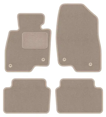 Immagine prodotto di Tappetini in moquette per Mazda 6 GJ III 2012- (station wagon) – set 4 pezzi, beige, su misura – Wielganizator LUX – fissaggio guidatore