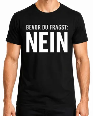 Immagine prodotto di Prima di chiedere No divertente sarcastico sfacciato dicendo regalo t-shirt da uomo, nero, XL