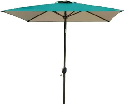 Imagen del producto de Sombrilla grande, rectangular, plegable, para terraza, sombrilla de mercado