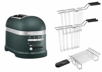 Produktbild von KitchenAid Set 2, 2-Scheiben Toaster Artisan 5KMT2204 Pebbled Palm