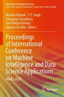 Obrázek produktu pro Proceedings of International Conference on Machine Intelligence and Data Science Applications