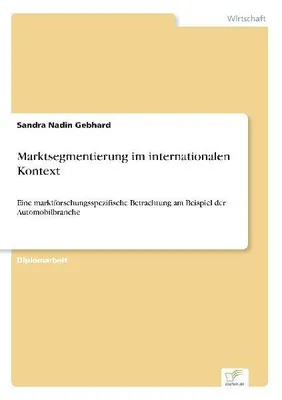 Produktbild von Marktsegmentierung im internationalen Kontext