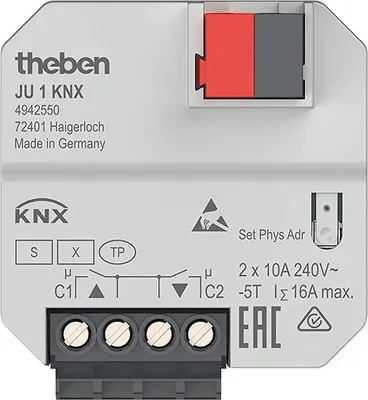 Produktbild von Theben KNX UP-Jalousieaktor JU 1 KNX 1 Kanal