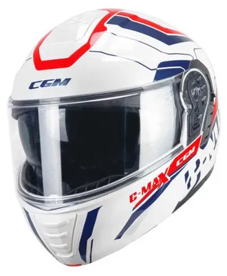 Immagine prodotto di Casco modulare CGM 569G C-MAX City Blu Bianco Rosso Lucido taglia M