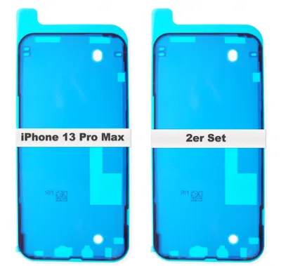 Produktbild von 2x iPhone 13 Pro Max Rahmen LCD Display Kleber Schwarz Dichtung Klebefolie Wasserdichtung Neu
