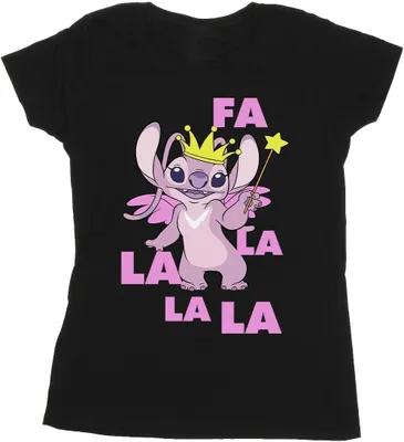 Produktbild von Disney - "Angel Fa La La" T-Shirt für Damen BI26069 (XXL) (Schwarz)