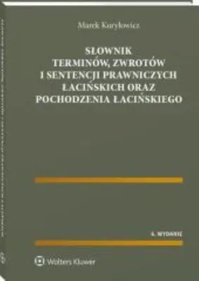 Produktbild von Słownik terminów prawniczych łacińskich oraz pochodzenia łacińskiego