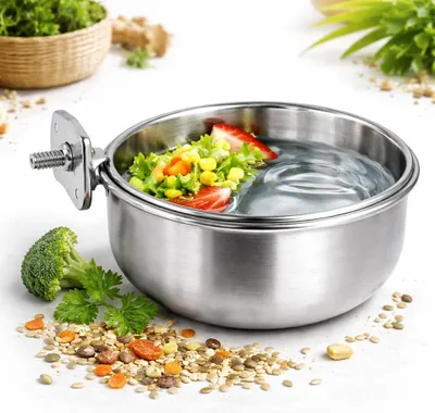 Zdjęcie produktu dla DUVO+ miska przykręcana do klatki dla ptaków 8 cm 210 ml