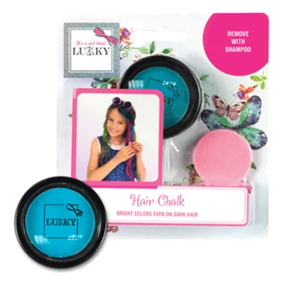 Immagine prodotto di Gesso per capelli Lukky con applicatore, azzurro