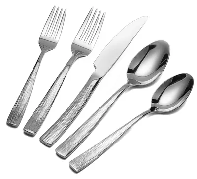30-tlg. Besteckset für 6 Personen, Edelstahl, spiegelpoliert, silber