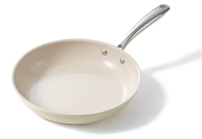 Zdjęcie produktu dla Patelnia do smażenia, średnica 20 cm - do użytku z płytami indukcyjnymi, powłoka ceramiczna, bez PTFE