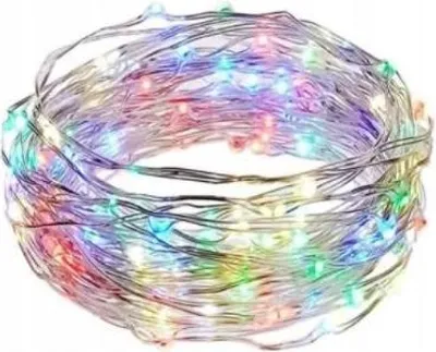 Produktbild von Weihnachtsbaumbeleuchtung am Kabel, 30 LEDs, Batterien erforderlich