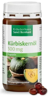Produktbild von Sanct Bernhard Kürbiskernöl-Kapseln - 150 Kapseln